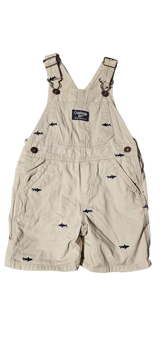 Osh Kosh B'Gosh Shark Short Overalls 18m