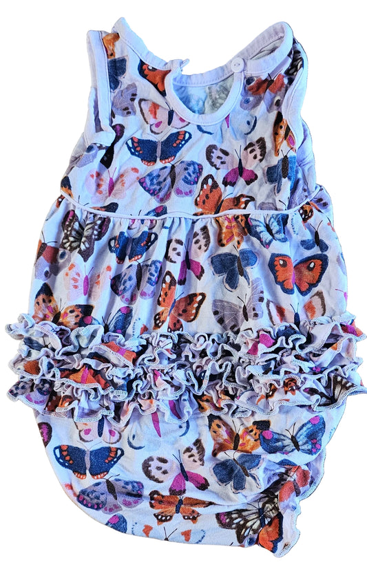 Play by Little Sleepies Bubble Romper with Ruffle Bum 3-6m