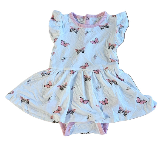 Kyte Twirl Bodysuit Butterflys 3-6m