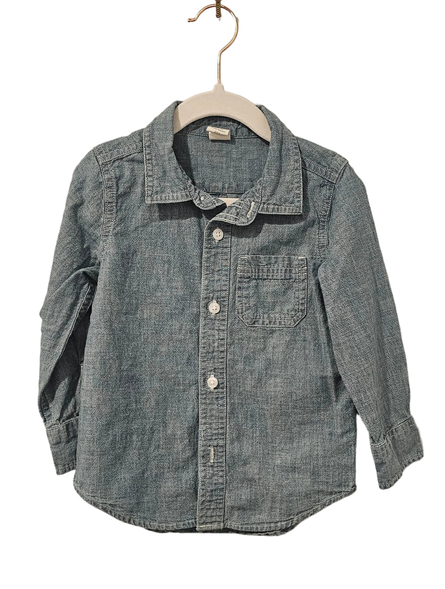 Gap Denim Long Sleeved Shirt 3T