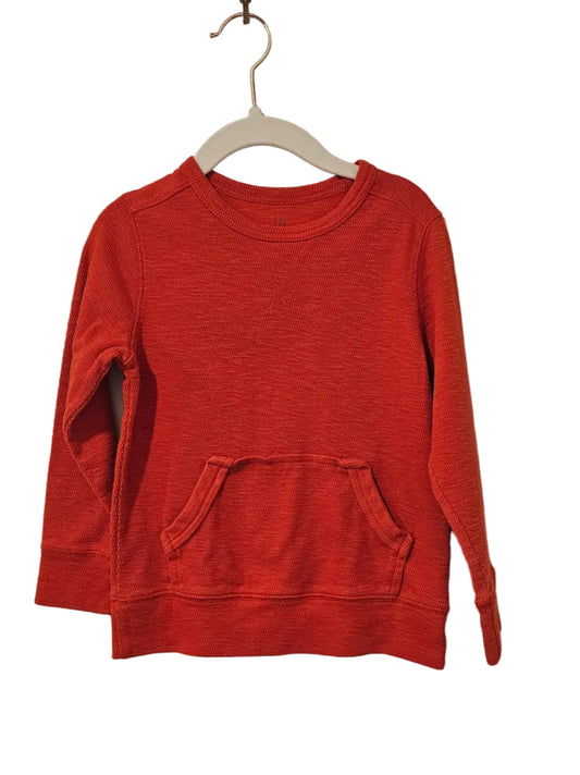 Gap Orange Waffle Long Sleeved Shirt 4T