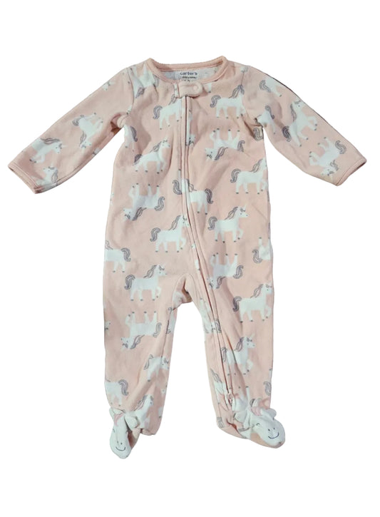 Carter's Fleece Sleeper Unicorns 6-9m