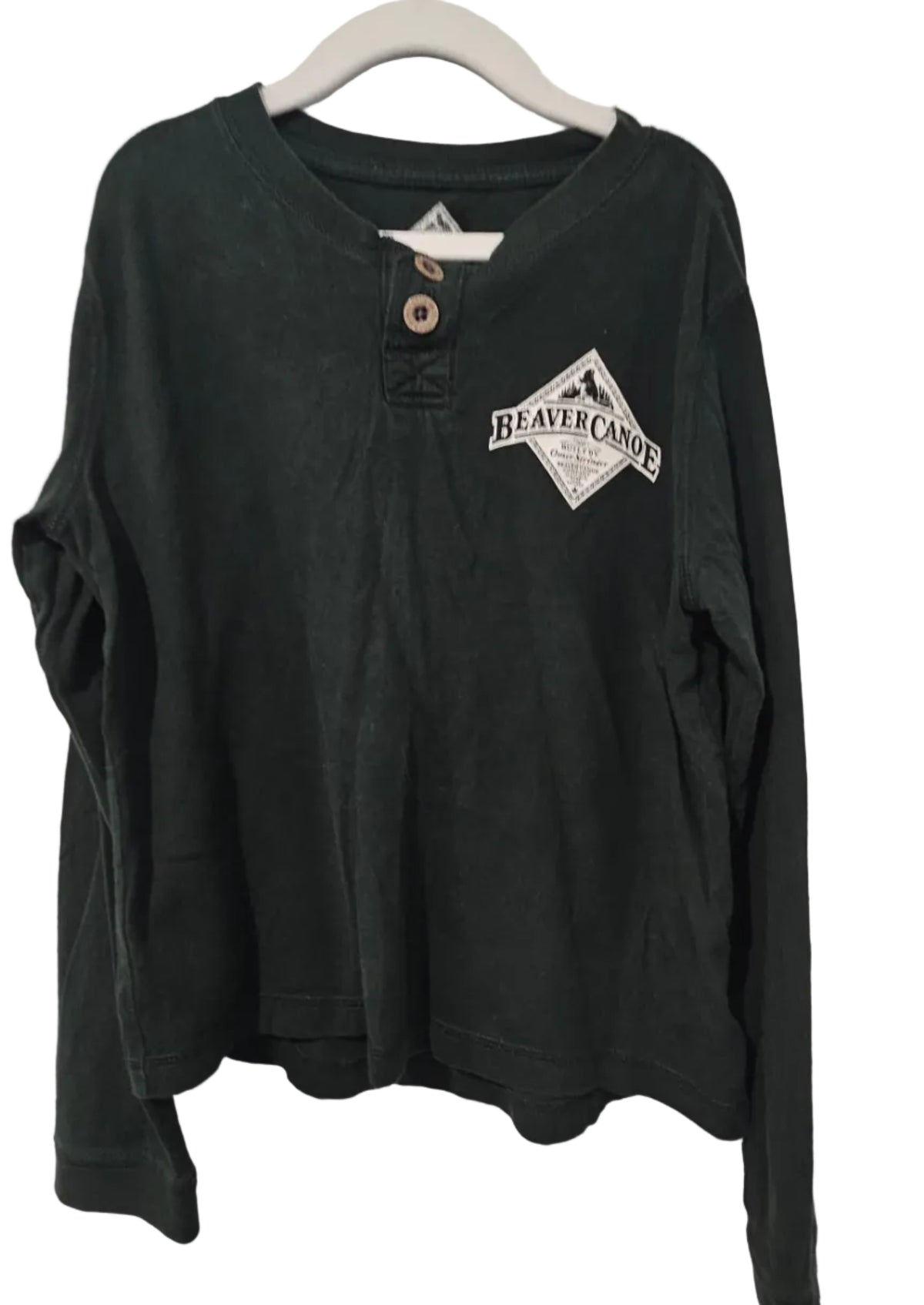Beaver Canoe Long Sleeved T Shirt Youth Med