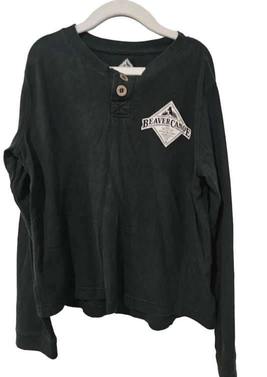 Beaver Canoe Long Sleeved T Shirt Youth Med