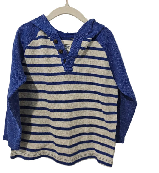 Old Navy Hooded Long Sleeved Shirt 5T