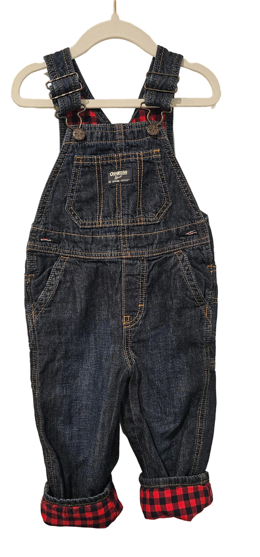 Osh Kosh B'Gosh Denim Lined Overalls 2T