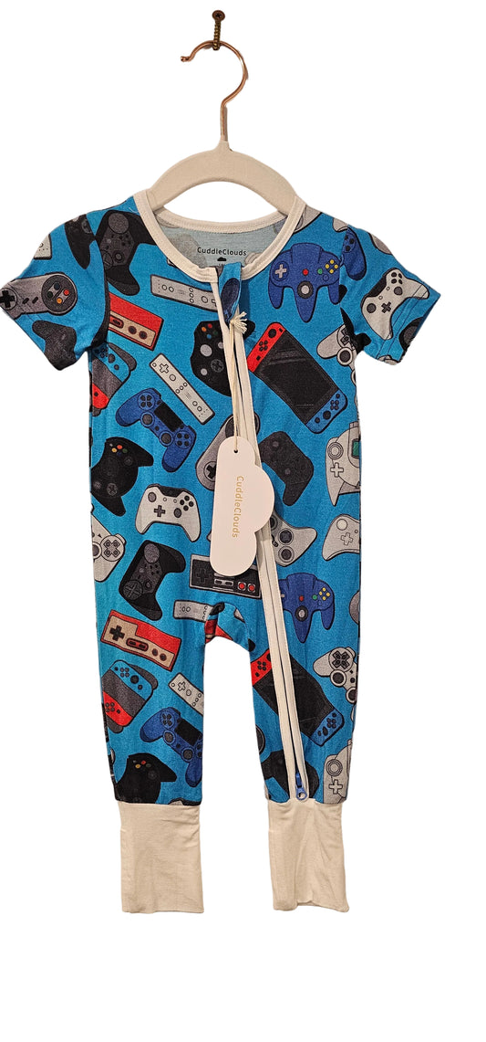 Cuddle Clouds Bamboo Short Sleeved Sleeper