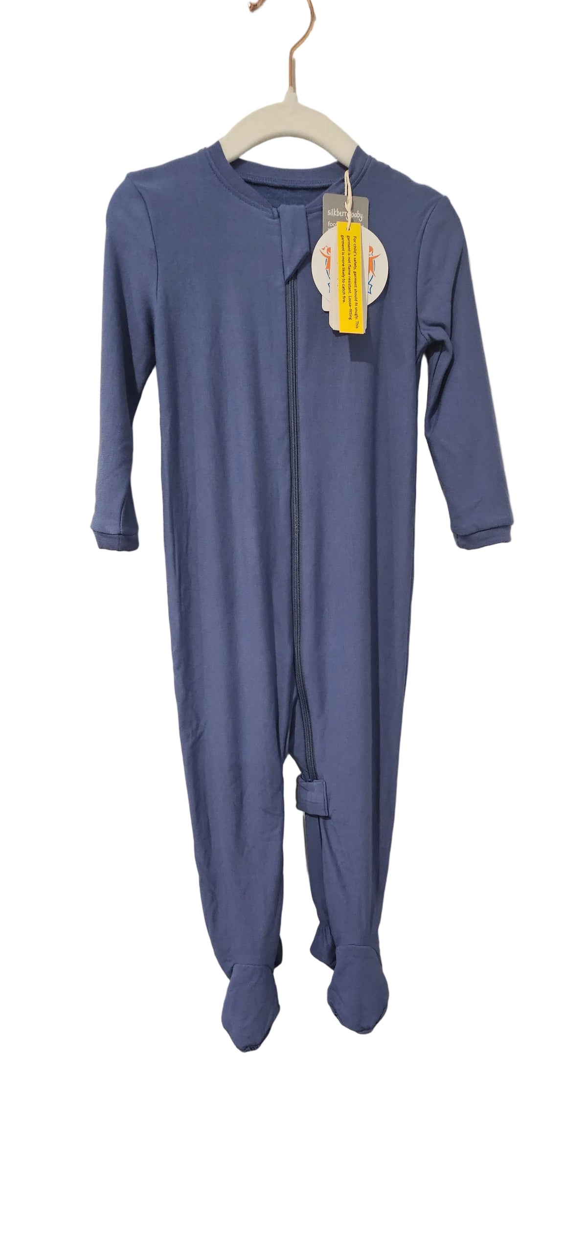 Silkberry Baby Fleece Footed Sleeper (Coastal)