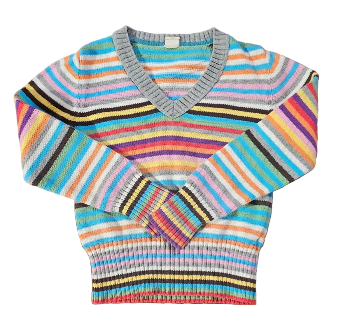 Old Navy Multistripe Knit Sweater Size 6-7