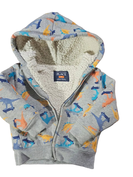 The Children's Place Sherpa Zip-Up Hoodie 2T