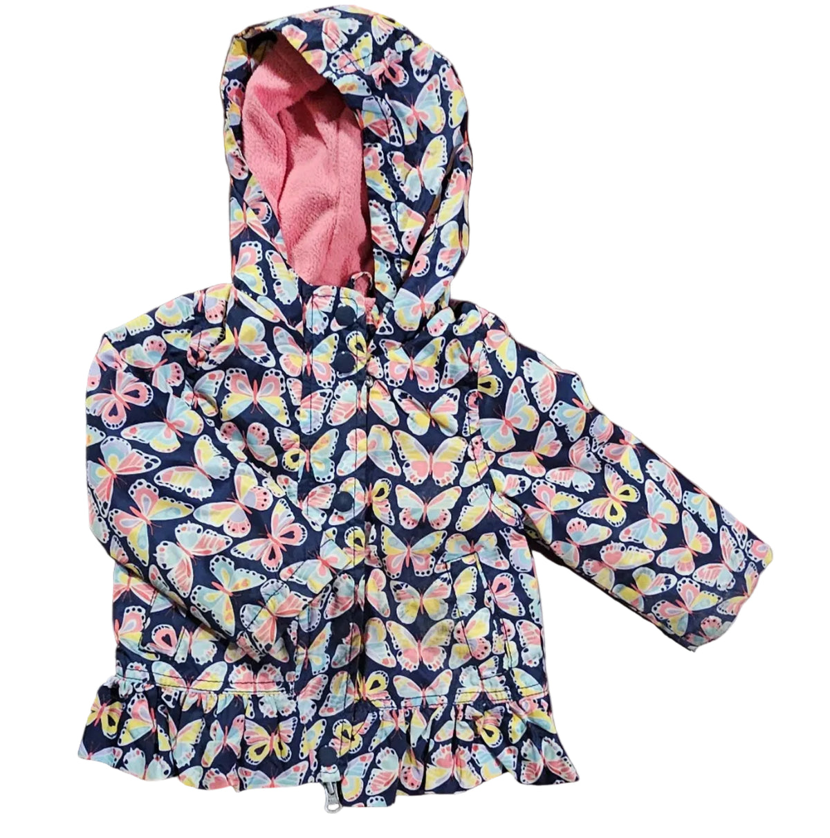 Carter's Navy Butterfly Print Hooded Jacket 18M