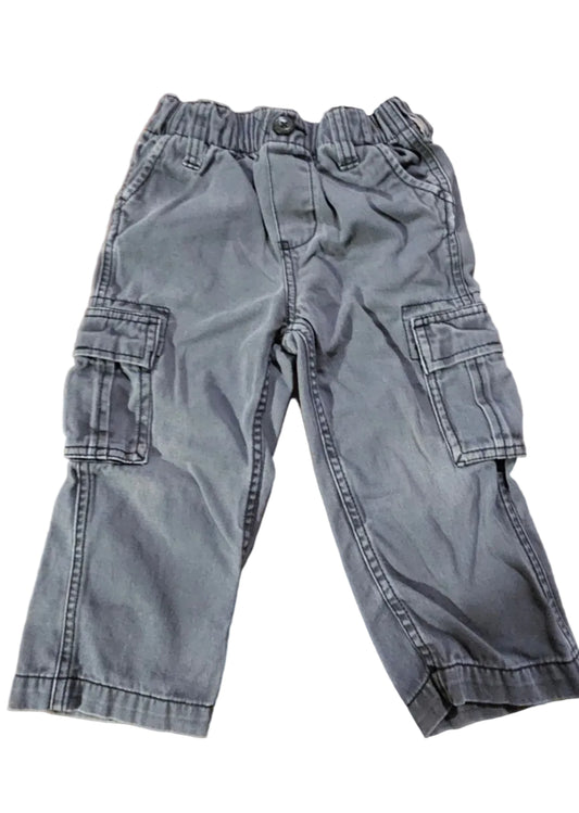 OshKosh B'gosh Grey Cargo Pants 2T