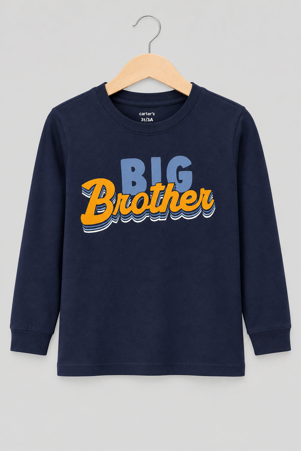 Carter's Navy "Big Brother" Graphic Long-Sleeve Tee 3T