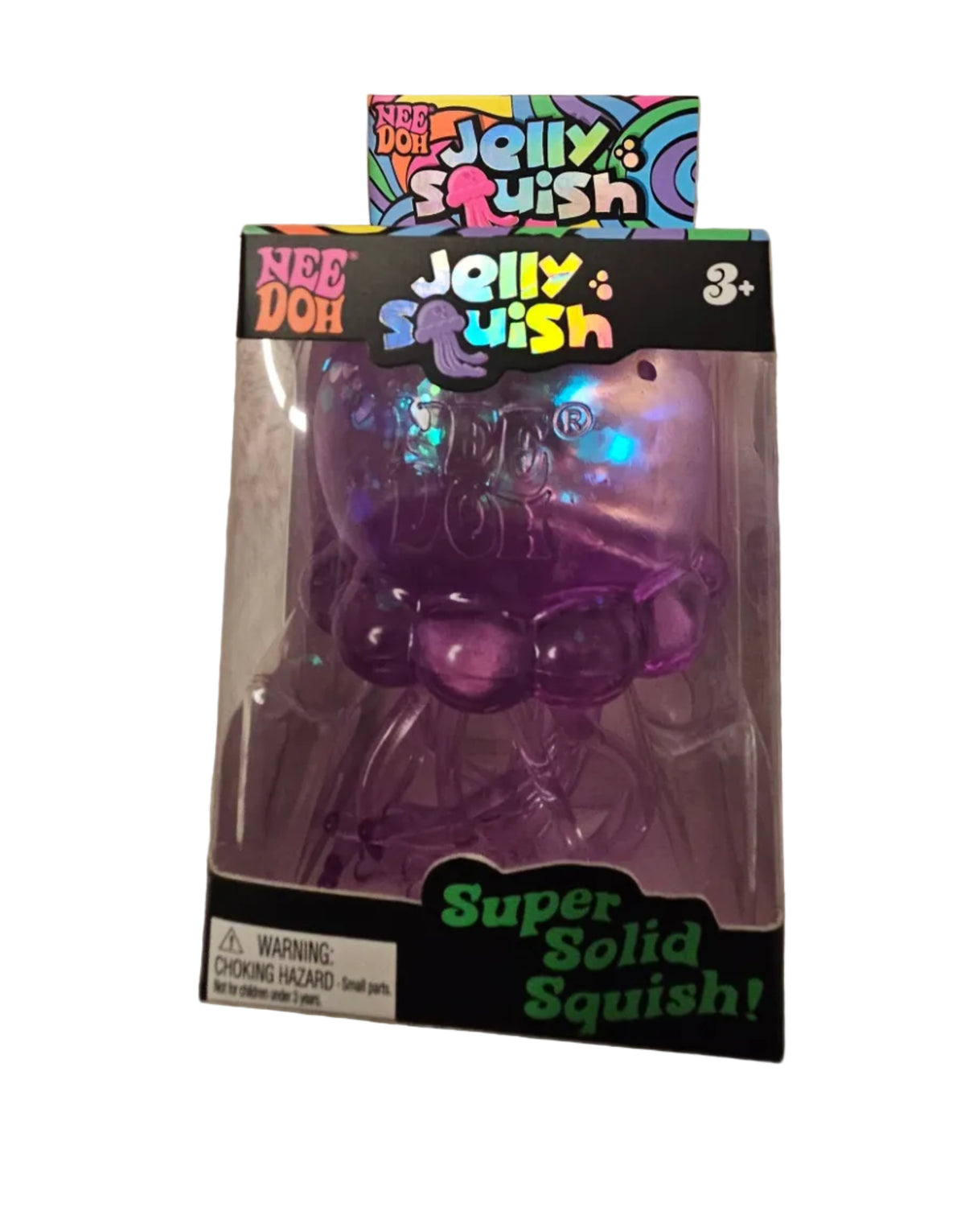 NeeDoh Jelly Squish, Purple – New