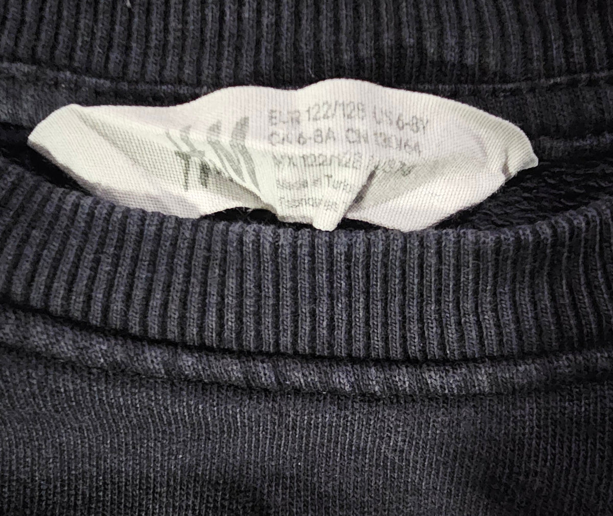 H&M tag, EUR 122/128, US 6-8Y