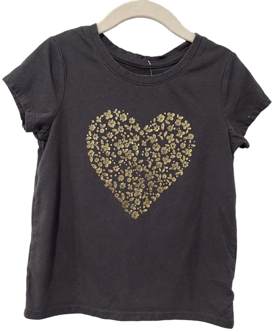 Cat & Jack Floral Heart T-Shirt 5T