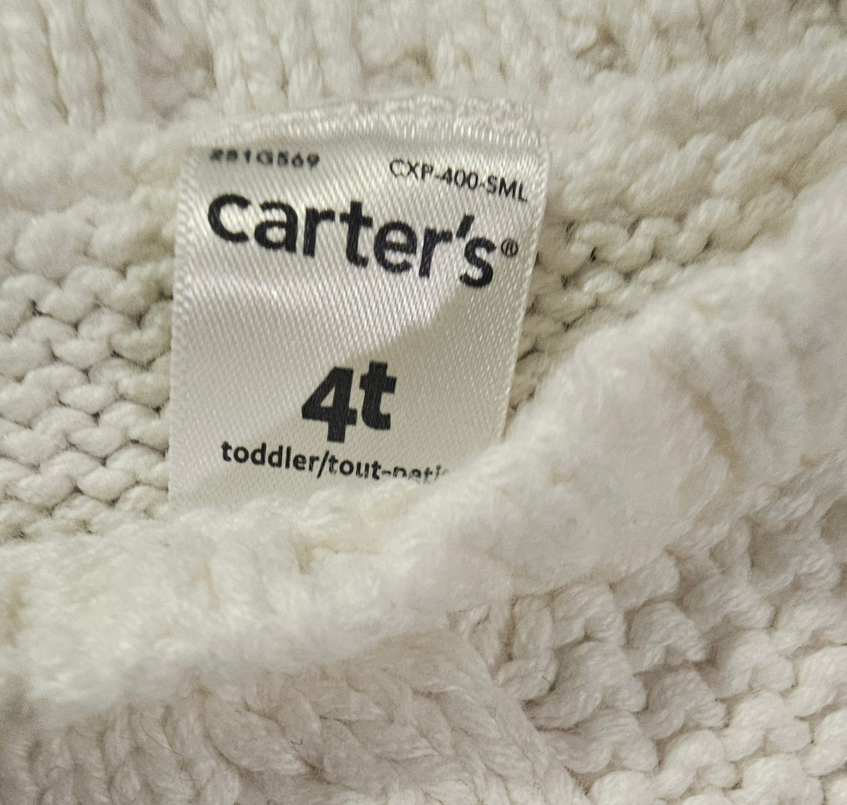 Carter's tag, size 4T