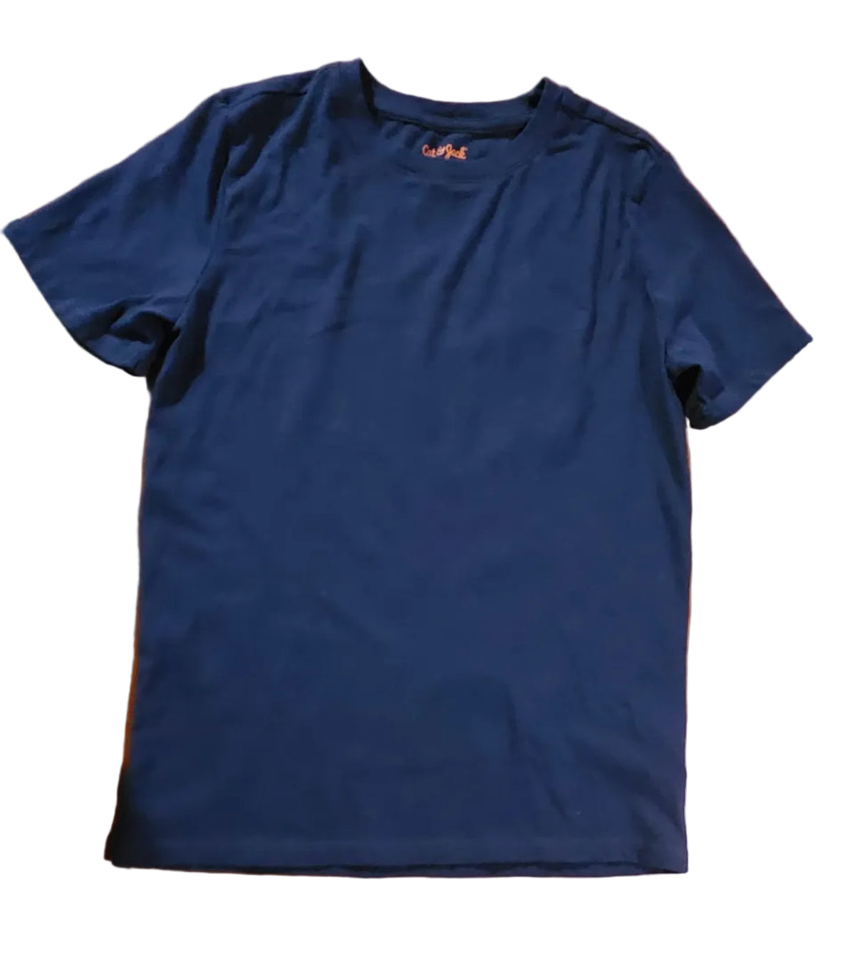 Plain navy short-sleeve t-shirt