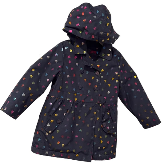 London Fog coat lining and tag showing size 5T and price $22