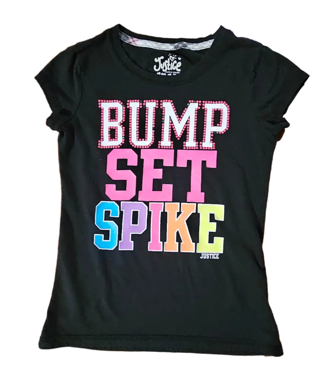 Justice Bump Set Spike volleyball t-shirt