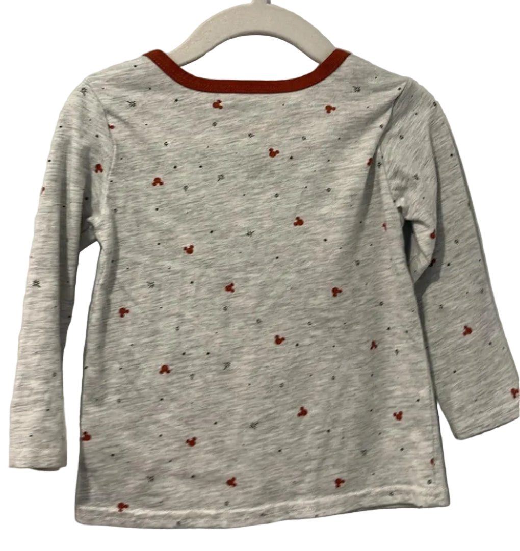 Back of Disney Baby Mickey-print shirt