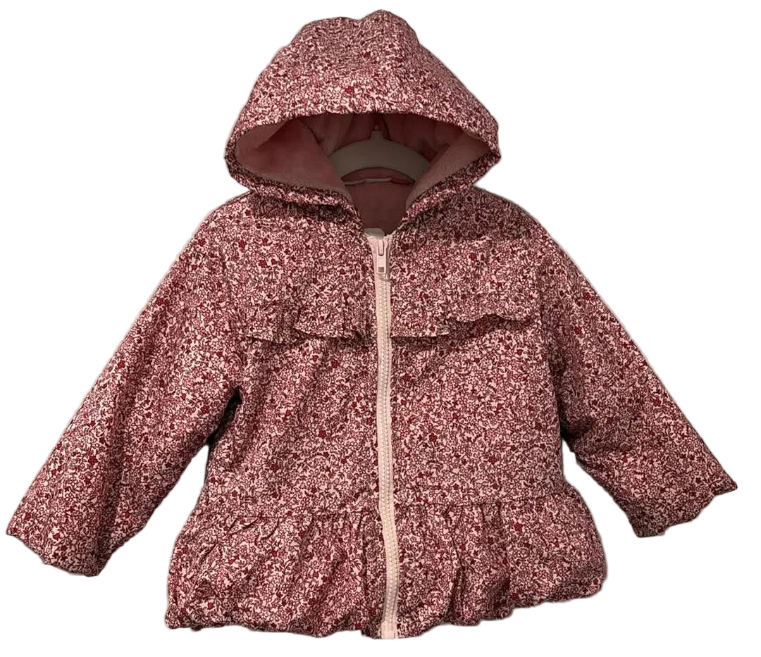 Penelope Mack floral hooded jacket, front view