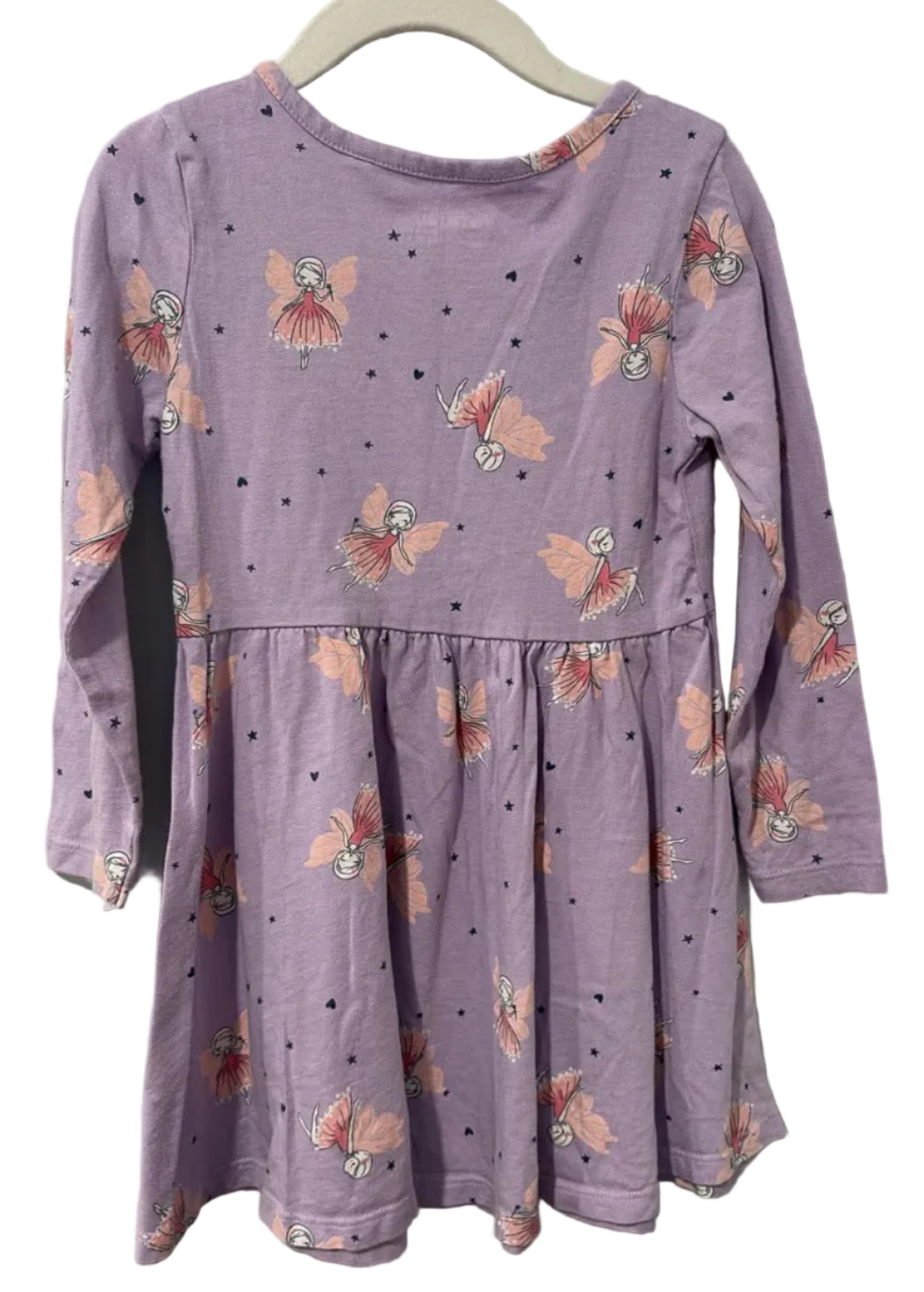 Anko lavender fairy-print dress, back view