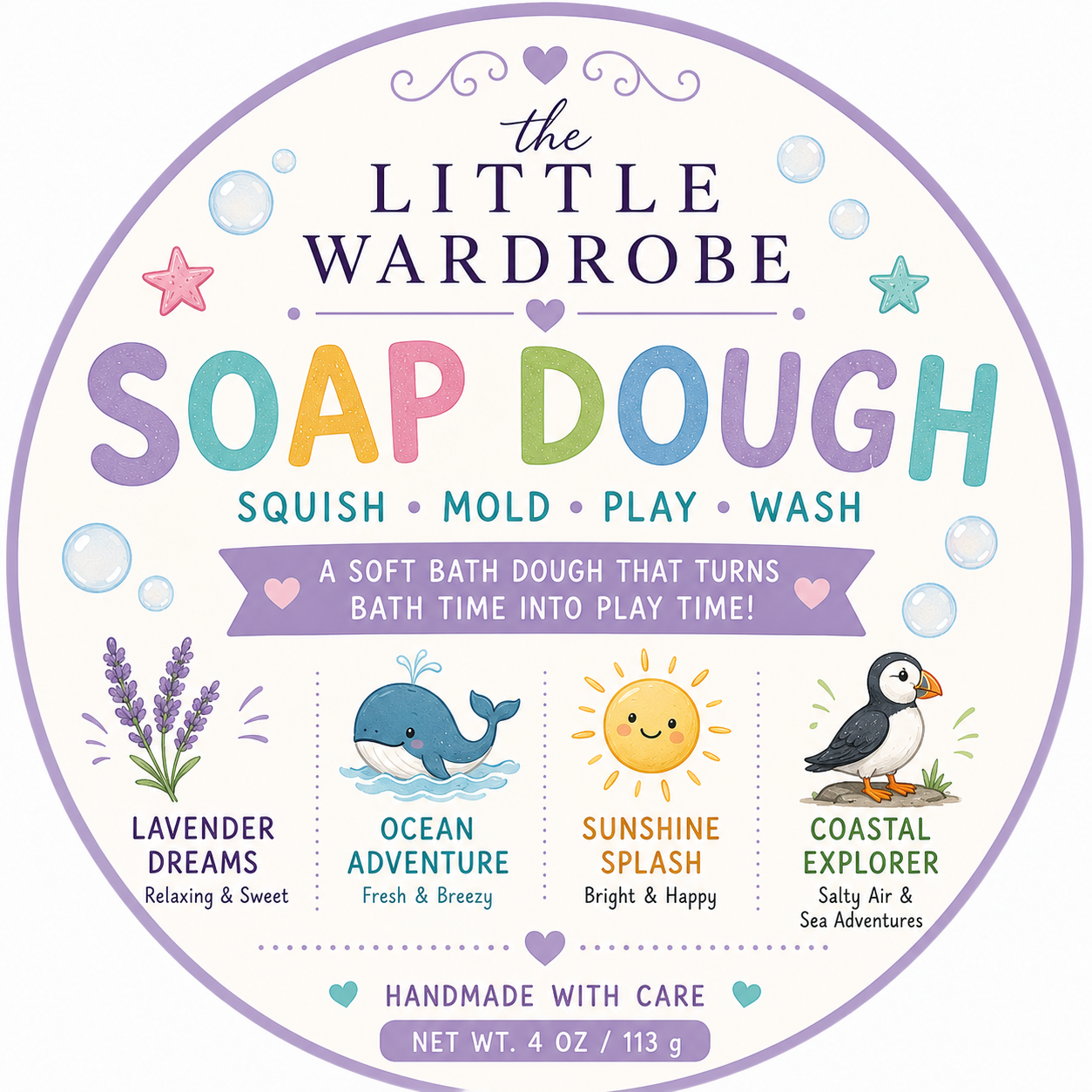 The Little Wardrobe "East Coast Collection" Soap Dough