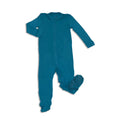 Silkberry Baby Footed Sleeper Deep Ocean 12-18m