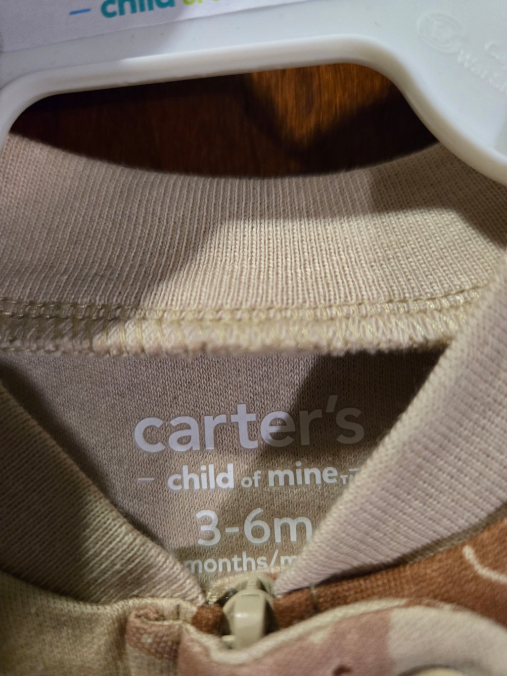 Carter's Child of Mine Woodland Print Footed Sleeper, 3-6M – New With Tags