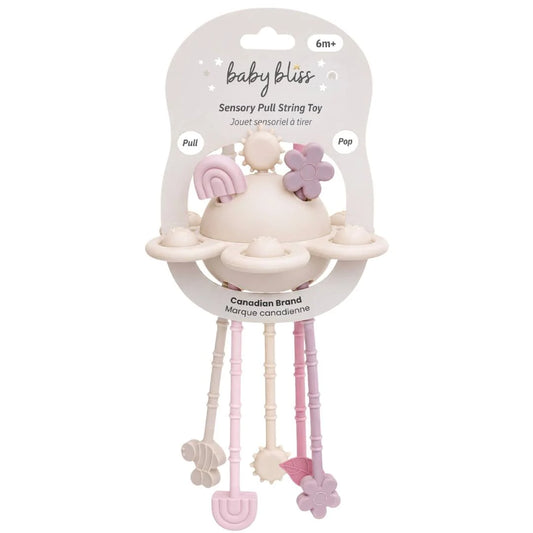 Baby Bliss Pull String Toy - Playful Petals