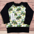 Big Green Tractor Grow With Me Sweater: 18 Months - 4 Years