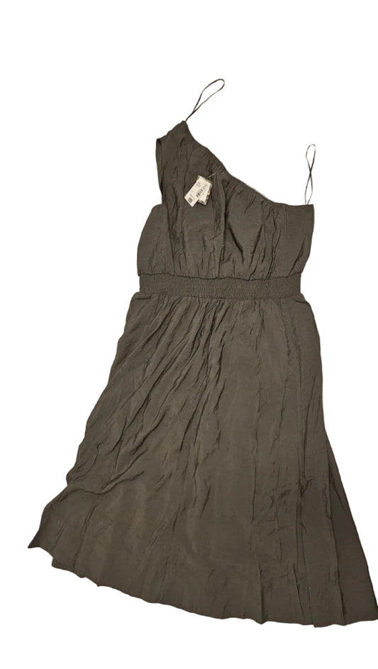 Reitmans Grey One-Shoulder Midi Dress, XL – New - photo 1