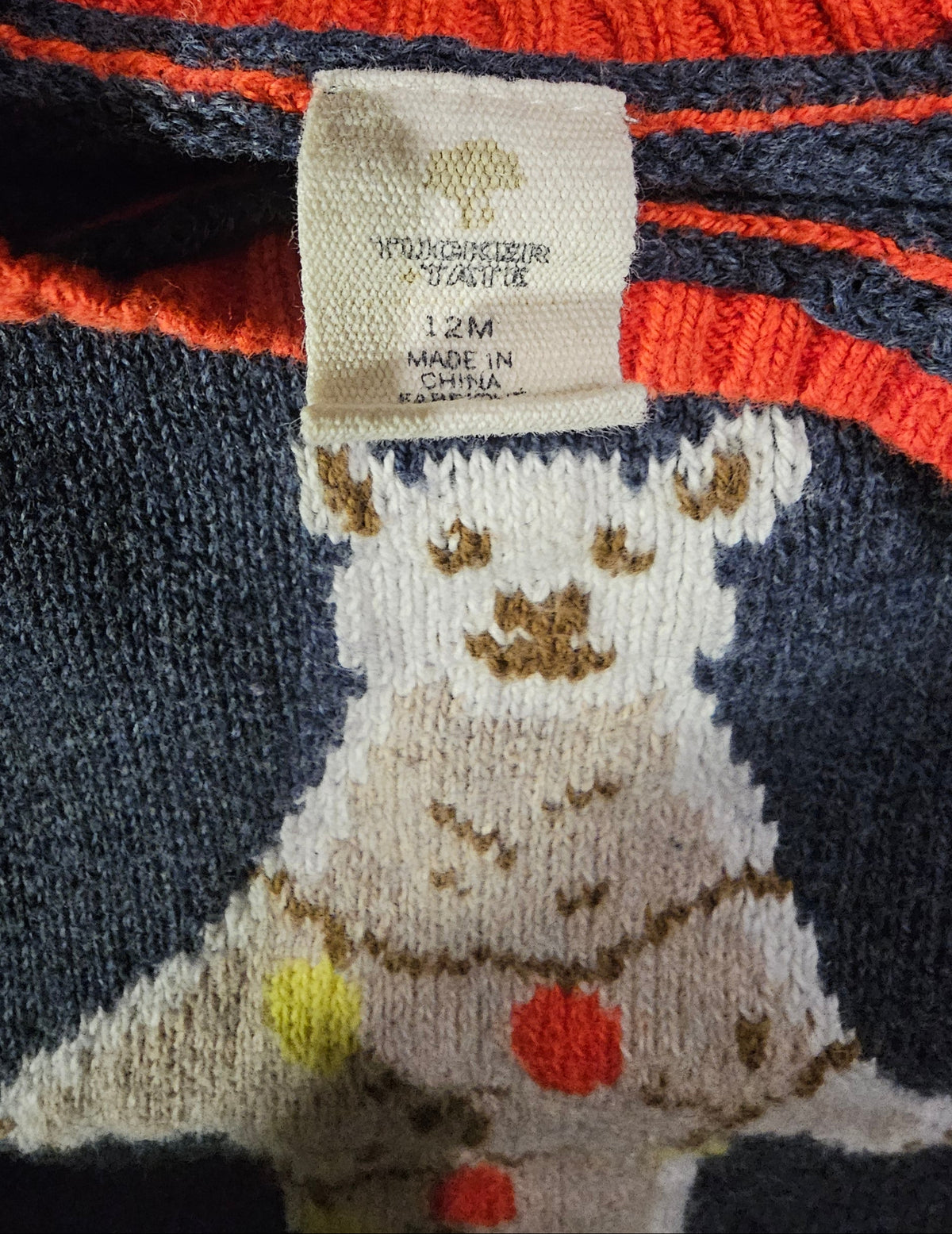Tucker + Tate tag, size 12 months