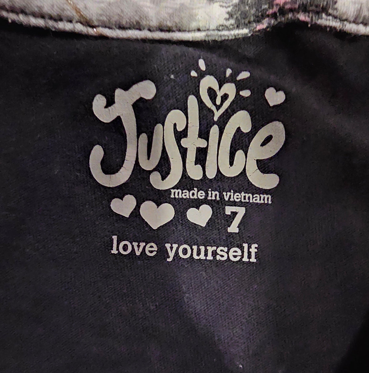 Justice size print, size 7