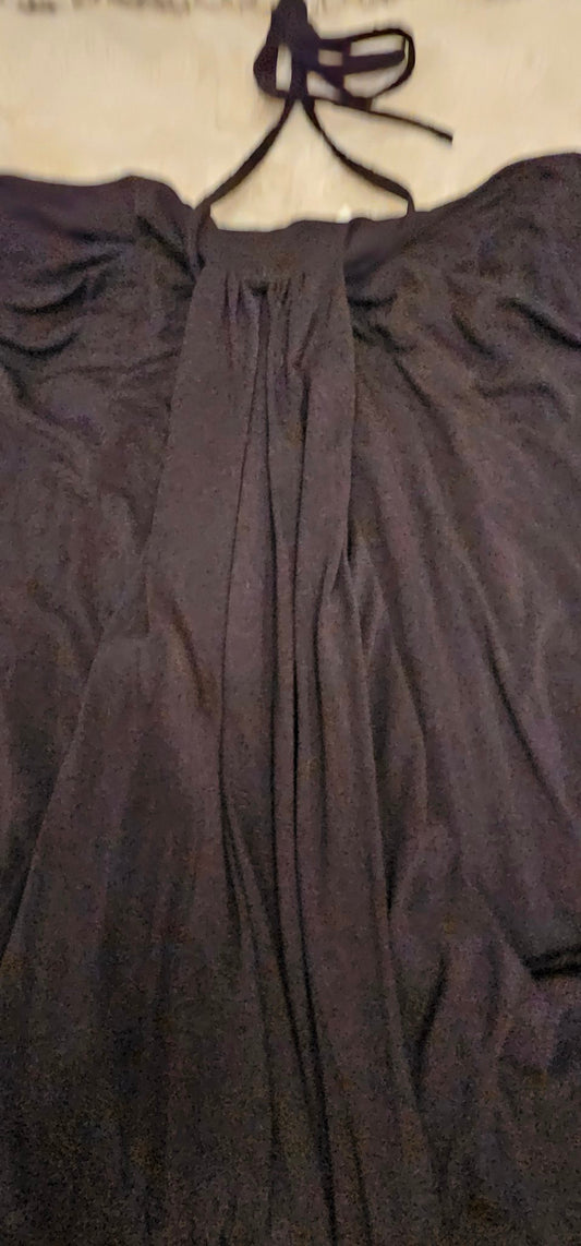Halara Black Drawstring Waist Dress – Pre-Loved - photo 1