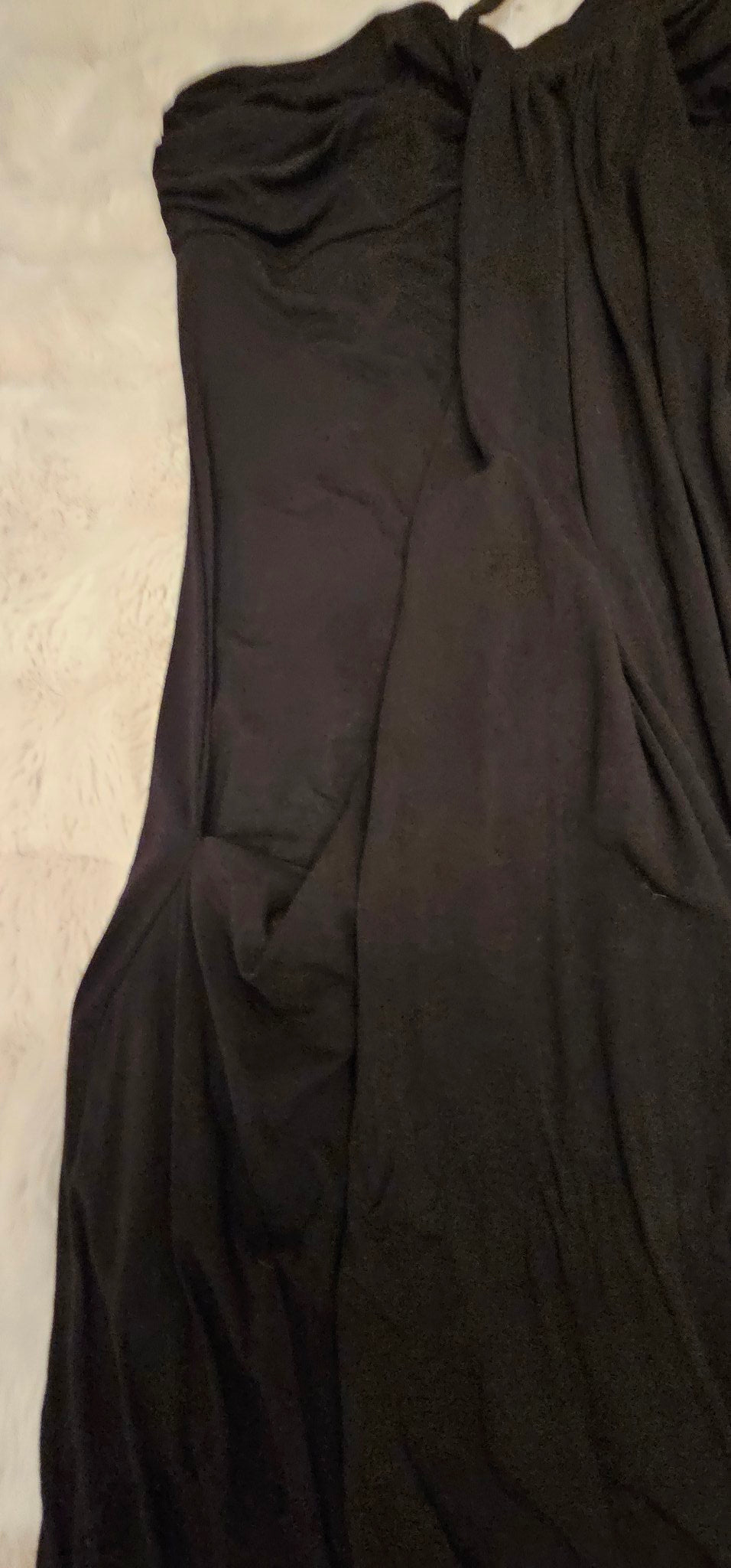 Halara Black Drawstring Waist Dress – Pre-Loved - photo 2