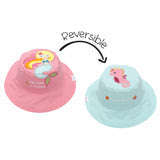 Flap Jack Kids Reversible Sun Hat - Mermaid & Seahorse - Large (4-6Y)
