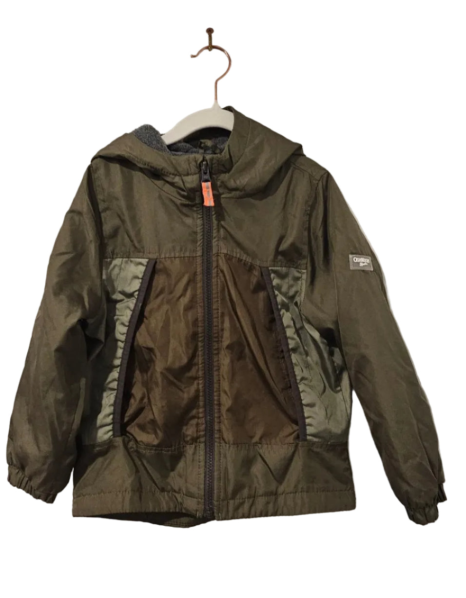 OshKosh B'gosh Olive Hooded Jacket, 5 – Pre-Loved