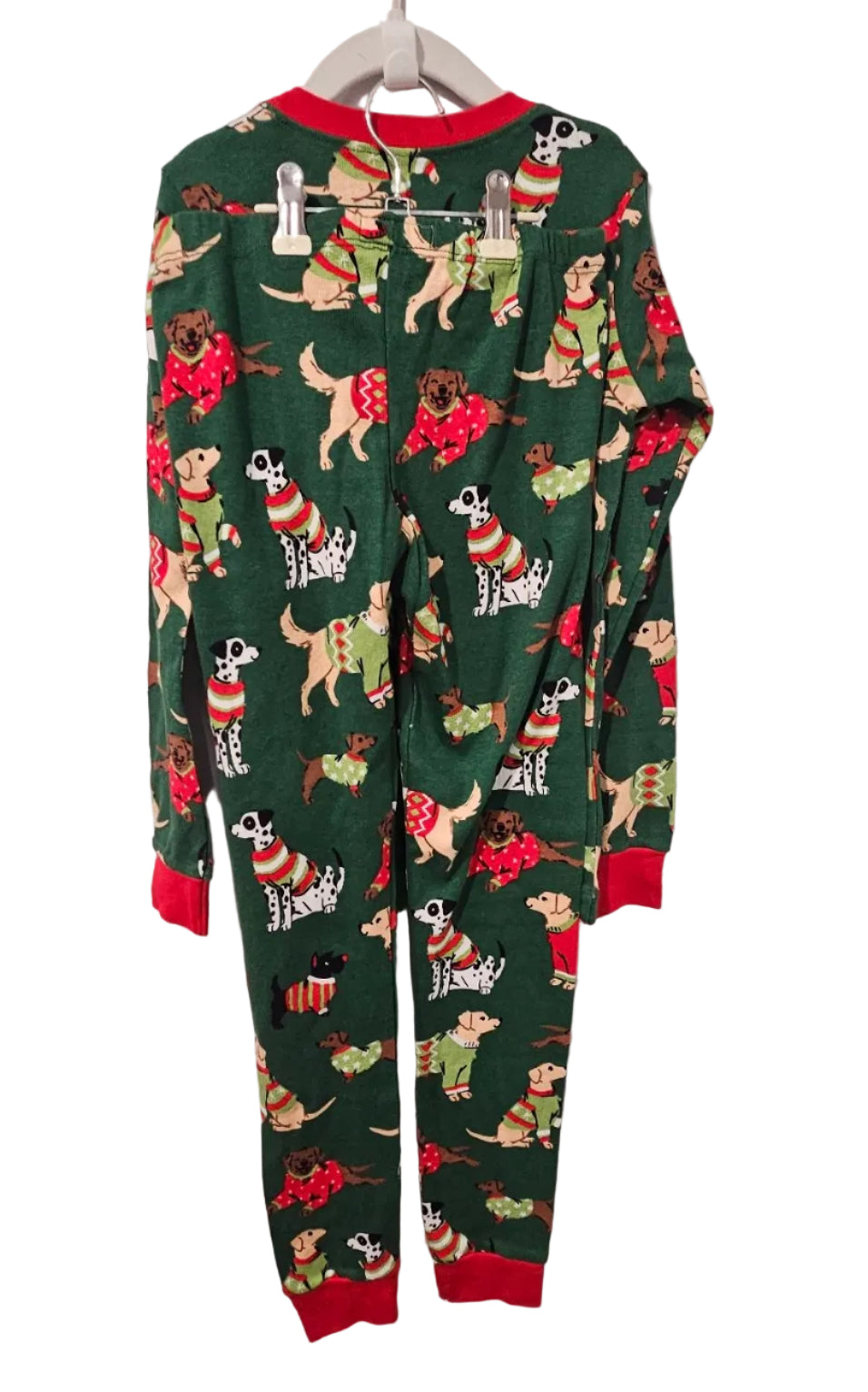Little Blue House by Hatley Green Woofing Christmas Pajama Set, 8 – New With Tags