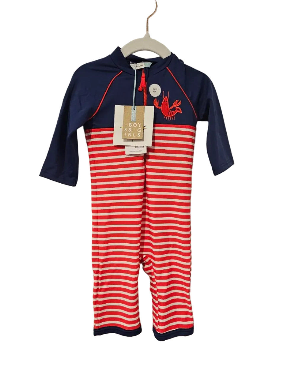 John Lewis Lobster UPF Swimsuit, 2-3Y – New With Tags